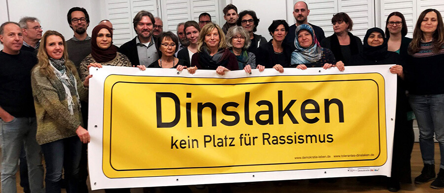 Tolerantes Dinslaken - Aktion Gesicht zeigen für ein Dinslaken ohne Rassismus - Banner