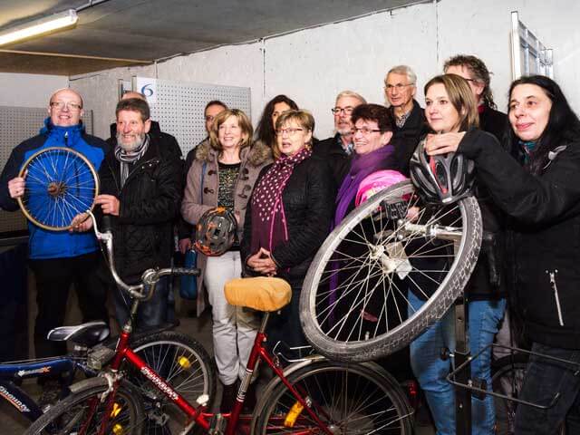 Tolerantes Dinslaken - Projekte 2016 - Fahrradwerkstatt - Gruppenbild